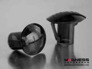 FIAT 500 Front Side Markers - set of 2 - Crystal Black Finish FIAT 500 Front Side Markers - set of 2 - Crystal Black Finish